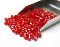 6/8 MM Dark Red Coral Swarovski Bicone Beads 12/36/72/144/288 Pieces (396) Embellishments bridals, PREMIUM MATERIALS, Jewlery making beads
