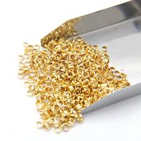 Gold Plated Tube Beads 5/10/100/500 Grams 2.5/3/3.6mm PREMIUM Haute Couture Embroidery materials