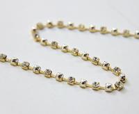 16ss Vintage Swarovski Rhinestone Chain in Crystal and Silver Pearls (4mm) 0.5/1/2/5/15 Meters Wedding Bridal Supplies|Decoration