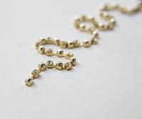 16ss Vintage Swarovski Rhinestone Chain in Crystal and Silver Pearls (4mm) 0.5/1/2/5/15 Meters Wedding Bridal Supplies|Decoration