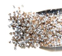 Swarovski (4mm) Light Smoked Topaz Comet Argent Light Bicones Beads 36/72/144/432/720 Pieces VINTAGE SWAROVSKI, jewelry making, embroidery