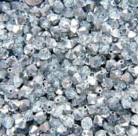 Swarovski (4mm) Light Azore Comet Argent Light Bicones Beads 36/72/144/432/720 Pieces loose beads, rare findings, craft supplies