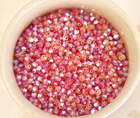 4mm Swarovski Fireopal AB 2X FC Bicones Rainbow Beads 36/72/144/432/720 Pieces (237) jewelry making rare findings, couture embellishments