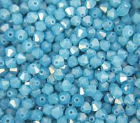 4/5mm Caribbean Blue Opal Swarovski Bicone beads 12/36/72/144/432/720 Pieces (394) VINTAGE SWAROVSKI, jewelry making, embroidery materials