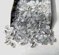 Swarovski 5205 7x5mm Crystal Elongated Bicone in Crystal Comet Argent 20/72/144/432/1000 Pieces jewelry making Vintage beads, jewelry making