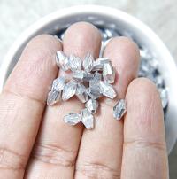 Swarovski 5205 7x5mm Crystal Elongated Bicone in Crystal Comet Argent 20/72/144/432/1000 Pieces jewelry making Vintage beads, jewelry making