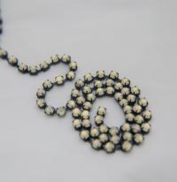 16ss Swarovski 2088 Chain in Flat Back Sand Opal (4mm) 0.5/1/2/5 Meters Vintage Black Settings Bridal Supplies|Jewelry Making, premium lace