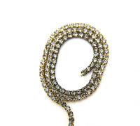 10ss Swarovski Close Cup Chain in Black Diamond 2.8mm Made in Austria 0.5/1/2/5 Meters rare couture materials