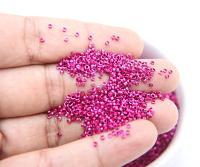 1.7mm Micro Fuchsia Metallic Plated Tube Beads 5/10/100 Grams High Quality Nail Art / Haute Couture Embroidery / doll making