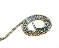 10ss Swarovski Close Cup Chain in Light Sapphire 2.8mm Made in Austria 0.5/1/2/5 Meters rare couture materials, strass vintage chains