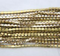 4mm Square Swarovski fancy Rhinestone Chain in CRYSTAL GOLDEN SHADOW 0.5/1 Meter Brass Settings Wedding Bridal Supplies|Decoration