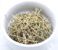 25/16 mm Eye Pins, Brass Pins, short Eye Pins, Brass Tone Eye Pins, Head Pins, Beading Supplies vintage supply, wire craft supply, jewelry
