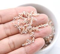 4mm Swarovski Light Peach crystal dangles in Sterling Silver wire wrapped- charms- drops- jewelry making 72/144/432/1000Pieces jewelry