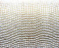 10ss/12ss Swarovski Close Cup Chain in Crystal Xillion Made in Austria 0.5/1/2/5 Meters rare couture material Bridal Supplies|Jewelry Making
