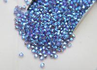 Swarovski (3/4mm) Tanzanite AB 2X FC Bicones Rainbow Beads 36/72/144/432/720 Pieces (539) jewelry making, embroidery materials