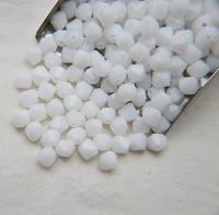 6mm White Alabaster Swarovski Bicone Beads 20 Gross (2880 Pieces) (281) Premium materials, rare jewelry findings, wedding white beads
