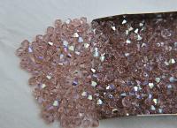 4mm Vintage Rose Aurore Boreale Swarovski Bicone AB beads 36/72/144/432/720 Pieces rainbow beads, jewelry making, couture embellishments