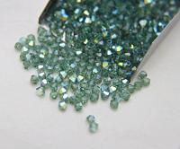Swarovski 4mm Erinite AB Bicones beads 36/72/144/432/720 Pieces rainbow beads, jewelry making, couture embellishments, embroidery materials