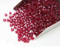 Ruby (3mm) Swarovski Bicone beads 36/72/144/432/720 Pieces (501) Jewelry making beads, couture embellishments, embroidery materials