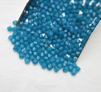 3mm Caribbean Blue Opal Swarovski Bicone beads 36/72/144/432/720 Pieces 395 Jewelry findings, embroidery materials, jewelry making, craft