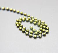 16ss Swarovski 2088 Chain in Flat Back Citrine (4mm) 0.5/1/2/5 Meters Vintage Black Settings Bridal Supplies|Jewelry Making, embellishments