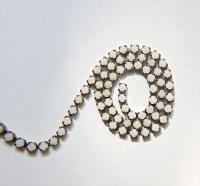 12SS Swarovski Vintage Rhinestone Chain White Alabaster (281) 3mm 0.5/1/2/5 Meters wedding decorations, strass chains