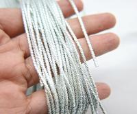 Silver designer Metallic wire 2.5mm French Wire, Bullion Wire, Gimp Wire 50/100/200/400 Grams, embroidery materials, couture