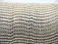 10ss/12ss Swarovski Close Cup Chain in Crystal Xillion Made in Austria 0.5/1/2/5 Meters rare couture material Bridal Supplies|Jewelry Making