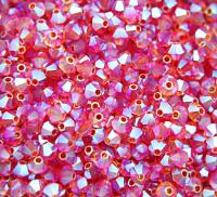 4mm Swarovski Fireopal AB 2X FC Bicones Rainbow Beads 36/72/144/432/720 Pieces (237) jewelry making rare findings, couture embellishments