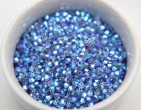 Swarovski (3/4mm) Tanzanite AB 2X FC Bicones Rainbow Beads 36/72/144/432/720 Pieces (539) jewelry making, embroidery materials