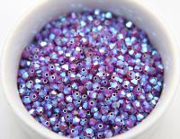 Swarovski (4mm) Ruby AB 2X FC Bicones Beads Rainbow 36/72/144/432/720 Pieces (501) rainbow beads, jewelry making, couture embellishments