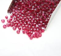 Ruby (3mm) Swarovski Bicone beads 36/72/144/432/720 Pieces (501) Jewelry making beads, couture embellishments, embroidery materials