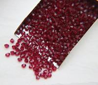 Ruby (3mm) Swarovski Bicone beads 36/72/144/432/720 Pieces (501) Jewelry making beads, couture embellishments, embroidery materials