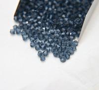 4mm Montana Swarovski Bicone 36/72/144/432/720 Pieces Jewelry Beads Made in Austria, embroidery materials, embellishment couture