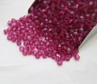 4/5mm Fuchsia Swarovski Bicones 12/36/72/144/432/720 Pieces (502) jewelry making beads, embroidery materials, jewelry making