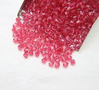 4mm Indian Pink Swarovski Bicone beads 36/72/144/432/720 Pieces (289) embroidery materials, jewelry making, craft supplies, decorations