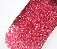 4mm Indian Pink Swarovski Bicone beads 36/72/144/432/720 Pieces (289) embroidery materials, jewelry making, craft supplies, decorations