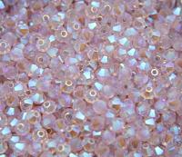 Swarovski (3/4mm) Rosaline AB 2X FC Bicones Beads Rainbow 36/72/144/432/720 Pieces (508) beads, jewelry making, couture embellishment
