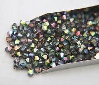 6mm Crystal Light Vitrail Medium Bicone beads Cuts 20 Gross (2880 Pieces) rainbow jewelry making, couture embellishments, premium