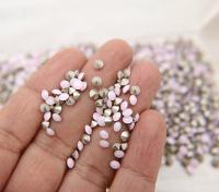 Swarovski Crystal PP31 4mm Rose Alabaster Xilion 1028 Chatons 72/144/1440 Pieces Vintage Swarovski, zirconium, Crystal Clay, Jewelry Repair