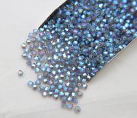 4mm Swarovski Black Diamond AB 2X FC Bicones Rainbow Beads 36/72/144/432/7200 Pieces PREMIUM rainbow beads, jewelry making, embellishments