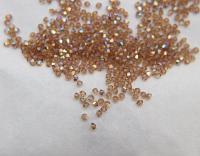 3mm Preciosa Light Colorado Topaz AB rainbow Bicones beads 36/72/144/432/720 Pieces jewelry making findings, embroidery materials, couture