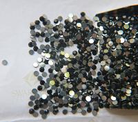 10SS Swarovski Flatbacks in Jet Chaton Roses 2088 (2.9mm) Made in Austria 72/144/432/1440 Pieces Nail art decoration