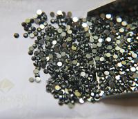 10SS Swarovski Flatbacks in Jet Hematite Chaton Roses 2088 (2.9mm) Made in Austria 72/144/432/1440 Pieces Nail art decoration, craft supply