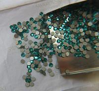 10/12SS Swarovski Flatbacks in Blue Zircon Chaton Roses 2088 (2.9mm) Made in Austria 144/720/1440 Pieces Nail art decoration