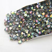 6mm Crystal Light Vitrail Medium Bicone beads Cuts 20 Gross (2880 Pieces) rainbow jewelry making, couture embellishments, premium