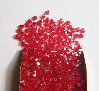 Swarovski (4mm) Light Siam AB Bicones rainbow beads 36/72/144/432/720 Pieces, PREMIUM rainbow beads, jewelry making, couture embellishments