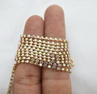14PP Rhinestone Chain Swarovski vintage Aurore Boreale rainbow 2mm (0.5/1/2/5 meters) Wedding Bridal Supplies|Jewelry Making|decorations