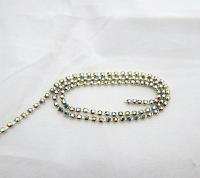14PP Rhinestone Chain Swarovski vintage Aurore Boreale rainbow 2mm (0.5/1/2/5 meters) Wedding Bridal Supplies|Jewelry Making|decorations