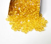 4/5 Light Topaz Swarovski Bicone Beads 12/36/72/144/432/720 Pieces Jewelry making beads, embroidery materials, wedding decoration, rare